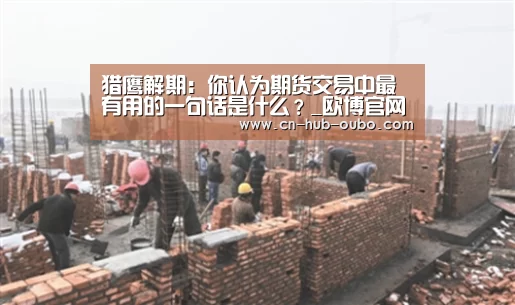 猎鹰解期:你认为期货交易中最有用的一句话是什么?_欧博官网(图2) 欧博官网